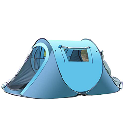 Desconocido Tienda de campaña instantánea, Tienda Ligera para 3-4 Personas, Impermeable a Prueba de Viento, Playa, al Aire Libre, Viajes, Senderismo,  precio