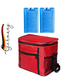 Nevera portátil | práctica bolsa nevera grande | para bebidas frías | Picnic JGA Camping jardín I 24 litros XXL frío camping bolsa térmica nevera port en oferta