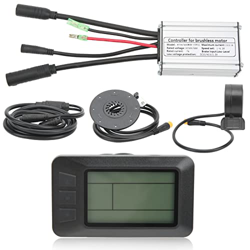 Demeras Controlador de Velocidad de Bicicleta, Kit de Conversión de Bicicleta Eléctrica Estable a Prueba de Agua Disipación de Calor Precisa con Panel precio