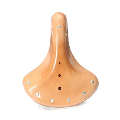 SAXTZDS KAIX Shop Asiento de Silla de monada de Bicicleta Real Tres Primavera sillín Vintage Asiento Asiento Asiento Asiento Accesorios for Bicicletas