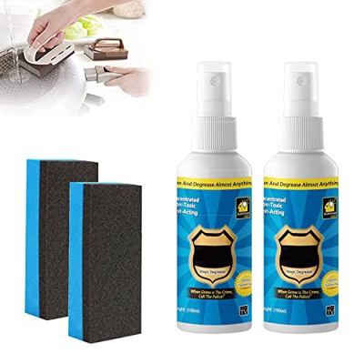 LXYY 2Pcs Magic Degreaser Cleaner Spray - Magic Degreaser Cleaner, Clean All Home Kitchen Surface In Seconds 30ml