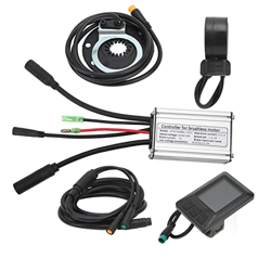 Kit de Conversión de Bicicleta Eléctrica, Disipación de Calor de Carcasa de Ranura de Controlador de Motor de Bicicleta de Larga Duración de Metal par características