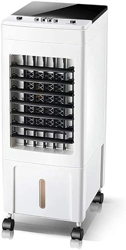 PY Refrigeradores de Aire Evaporativo Portátil, Ventilador de Torre de Enfriamiento Compacto, Aire Acondicionado Móvil Portátil, Tranquilo, Refrigerad en oferta