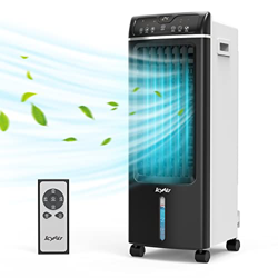 Aire Acondicionado Portatil, Enfriador de Aire Portátil con Cristal de Hielo y Control Remoto, Climatizador Evaporativo Silencioso de Bajo Consumo de  en oferta