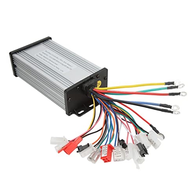 BuyWeek Controlador sin escobillas de Bicicleta eléctrica, Controlador sin escobillas de Onda sinusoidal de Bicicleta eléctrica de 48V/60V/72V 600W pa