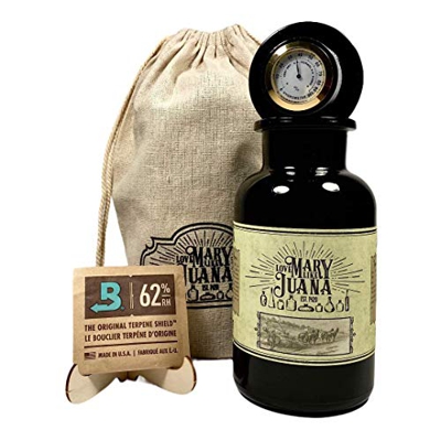 Love Mary Like Juana Humidificador de almacenamiento de cristal