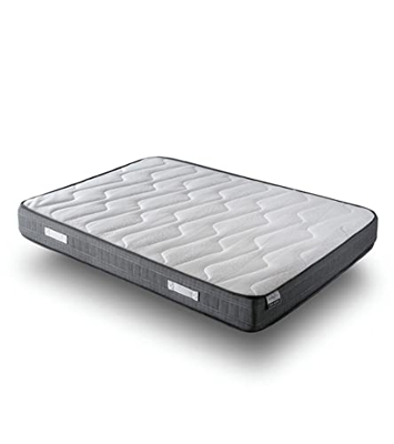 Home Heavenly® - Colchón viscoelástico 90x190 muelles ensacados Star. Ergonómico, antirrebote, máxima ventilación. Fabricado en España. Altura +/- 23 