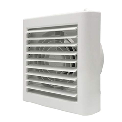 HANDIYA Ventilador de baño Ventana De Escape Extintor 6 Pulgadas Bola Eléctrico 164 Mm Apertura del Ventilador Trasero con Net características