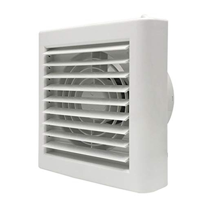 HANDIYA Ventilador de baño Ventana De Escape Extintor 6 Pulgadas Bola Eléctrico 164 Mm Apertura del Ventilador Trasero con Net