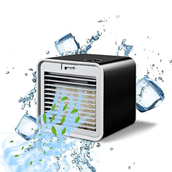 Enfriador de aire para oficina en casa Enfriadores evaporativos Mini aire acondicionado, enfriador de aire portátil Espacio personal Humidificador par características