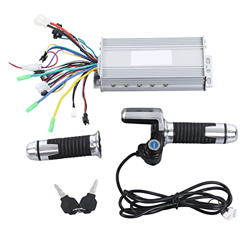 BuyWeek Controlador de Motor sin escobillas para Bicicleta eléctrica, 36/48V 1000W Controlador de Bicicleta eléctrica Manija del Acelerador Kit de med en oferta