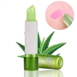 de Labios Que Cambia de Color, lápiz Labial hidratante de Aloe Duradero, 1 Uds, lápiz Labial Largo Sol De Metal (Green, One Size) precio