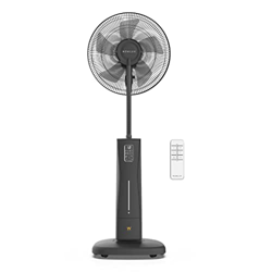 Newlux - Ventilador de Pie con Nebulizador Mist W500 con Mando, 5 Aspas Aerodinámicas (Ø40cm), 3 Vel. y 4 Modos. Ventilador Nebulizador de Agua 2L, Pr en oferta