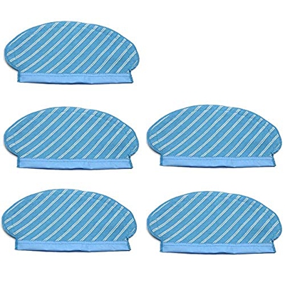 FANGHUA Zhou CX 5pcs Robot Robot Aspirador de Tela Mop Compatible con Ecovacs Deebot Ozmo 950 920 Piezas de aspiradora de Robot Zhou CX (Color : Blue)