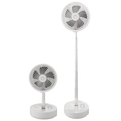 Ventilador de escritorio Ventilador plegable portátil recargable Ventilador de pie USB Mini plegable Telescópico Silencioso Ventilador de piso plegabl en oferta