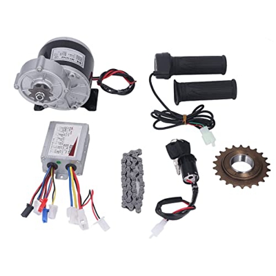 Kit de Motor Cepillado para Bicicleta Eléctrica, Motor Cepillado para Bicicleta Eléctrica de 36 V Y 350 W con Controlador, Accesorio Reversible para M