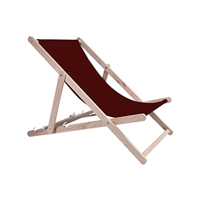 Holtaz Tumbona Madera Hamaca Plegable Silla Playa para Ensamblar Ajustable en 4 Posiciones Jardín Piscina Bares Cafeterías Hoteles hasta 130 kg