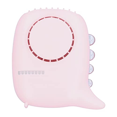 Mini Ventilador de Dibujos Animados, Ventilador de Cuello Colgante Portátil, Ventilador Portátil Personal Pequeño con Forma de Dinosaurio, con Cordón 