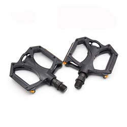 FIVENUM Pedal M195 Aleación de Aluminio MTB Pedales de Bicicleta 2DU Piezas de Bicicleta de montaña de Pedal Ultraligero con Reflector (Color : Black) características