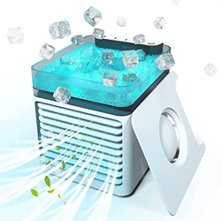 ZLZNX Aire Acondicionado portátil de CA, Mini Aire Acondicionado con luz LED y USB, Enfriador de Aire Personal para habitación pequeña/Oficina/Dormito características