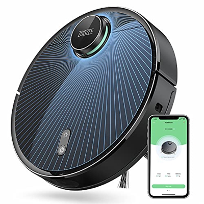 ZOOZEE Robot aspirador Z70 con función de limpieza 3500 Pa LiDAR navegador láser robot aspirador con 5GHz wifi Alexa control multifase 240 minutos de 
