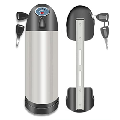 HJGHY Bicicleta Eléctrica Batería 24V 8AH 10AH 12AH 15AH Ebike Kettle Litio Battery con Cargador,Candado De Seguridad, para A La Mayoría De Los Motore