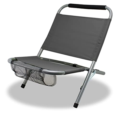 GREATOOL Silla de Playa Plegable 62x47xH47CM, Pack 4, Silla Respaldo Fijo Cómodo, Estructura de Aluminio Ligera, Tela de Textileno,Silla de Camping Pl