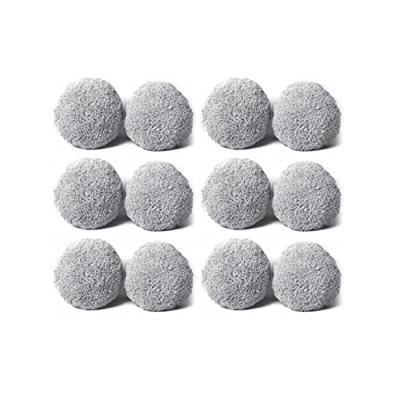 QWERTYUI zhanghf Ajuste for Hobot 168 188 Accesorios MOP Pro Limpieza de Ventanas Robot de Tela Sweeper Robot Partes de Repuesto (Color : 12pcs)