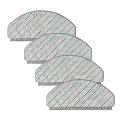 MJMJ 4X Microfibra Mop Trapo Trapo de Trapo Compatible con ecovacs T10/T10 Turbo Robot Aspuumerador Partes de Barrido Servidor de hogar Limpio en oferta