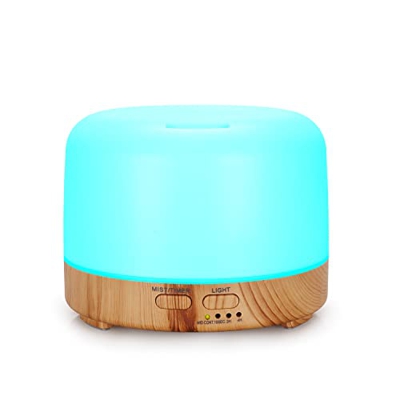 FUNNYBSG Humidificador, 300Ml Humidificador de aromaterapia para el hogar-Portátil Silencioso Ultrasónico Aroma Cool Mist Humidificador Difusor 7 Fasc