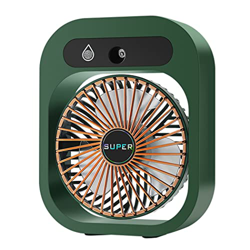WALLBIG Ventilador de refrigeración de Niebla de Agua de Escritorio para el hogar, batería Recargable USB, Mini Ventilador de Aire Acondicionado de Me en oferta
