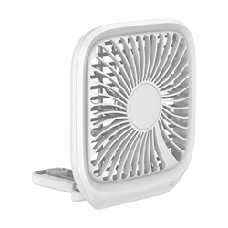 Enfriador de Ventilador Plegable, Ventilador silencioso para Aire Acondicionado de Asiento Trasero de Coche Ajustable de 3 velocidades, Mini Ventilado precio