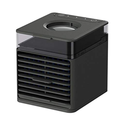 Mini Aire Acondicionado USB, Enfriador de Aire portátil, Enfriador evaporativo 3 en 1, Aire Acondicionado móvil portátil para el hogar (Negro) en oferta