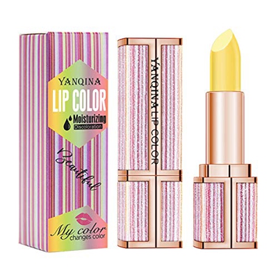 Gofodn Cambio hidratante Lápiz Labial Largo Gelatina Maquillaje Duradero Color Labio Temperatura Lápiz Labial Spray (Multicolor, One Size)
