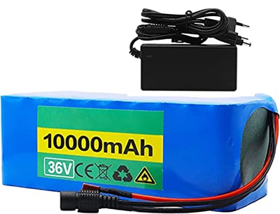 stdpcxz 36V 10Ah Li-Ion Batería E-Bike, Batería De Litio para Monociclo Eléctrico De Auto Equilibrio Scooter Hoverboard Bicicleta Eléctrica E-Bike con