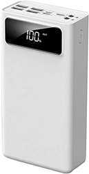 Mommax Cargador de Banco de energía portátil, Cargador de teléfono de Alta Capacidad con Pantalla LED y 4 Salidas de Carga rápida, batería Externa,Bla precio