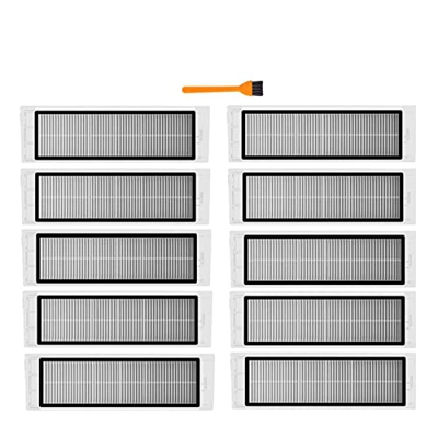 warmshop888 MI Robot Aspirador de la aspiradora Caja de contenedor de Polvo con HEPA Reemplazos de Filtro adecuados for Robot Sweeper MI Robot