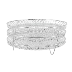 Estante del Deshidratador de la Freidora de Aire, Diseño Apilable a Prueba de Herrumbre 3 Estantes del Deshidratador de la Freidora de Aire para la Fr en oferta