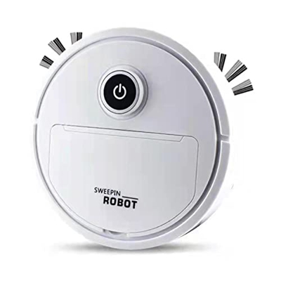 Aosbset 3 en 1 robot de barrido hogar inteligente USB recargable de un solo toque de arranque eficiente succión de larga vida barredora durable