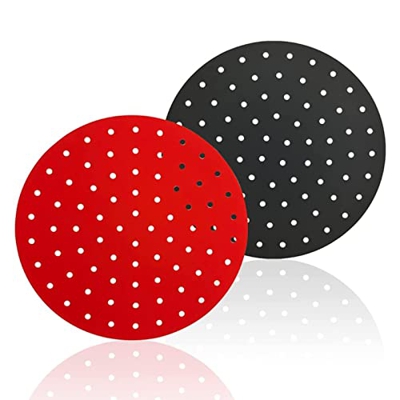 MOLIHUA Alfombrilla Silicona Freidora Aire, Almohadilla de Freidora de Aire, Revestimientos Reutilizables for Freidora de Aire, for Freidora de Aire (