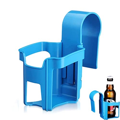 Portavasos para piscina | Soporte duradero para almacenamiento de tazas - Soporte para cerveza sin derrames con barra superior redonda, fácil de usar,