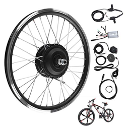 Kit de Conversión de Bicicleta Eléctrica de Rueda Trasera de 26 Pulgadas, 36V/48V 250W Kits de Conversión de Bicicletas Eléctricas con Pantalla LED Ki características
