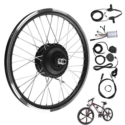 Kit de Conversión de Bicicleta Eléctrica de Rueda Trasera de 26 Pulgadas, 36V/48V 250W Kits de Conversión de Bicicletas Eléctricas con Pantalla LED Ki