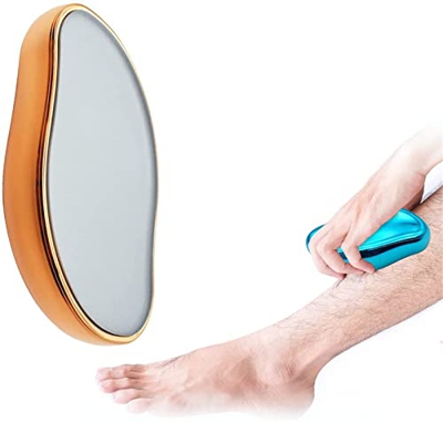 Crystal Hair Eraser,Nano Crystal Painless Exfoliation Hair Removal Tool,Body Hair Removal Tool for Leg Arm Back,Small And Compact Size, Easy To Carry 