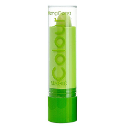 Gofodn Labio Temperatura Hidratante Brillo Mágico Largo de Aloe Cambio (Verde) Labios nutritivos Color Duradero Labio Lápiz Labial Natural Set (Green, características
