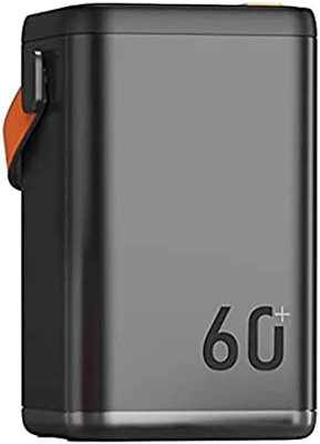 Banco de energía de batería externa - Cargador portátil de 60,000Mah 36W con 4 salidas USB, paquete de batería externa para actividades al aire libre 