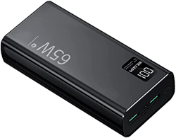 Mommax Cargador portátil de 65W, batería Externa PD de Carga rápida QC3.0 de 20W con Pantalla LED, Fuente de alimentación de Emergencia para teléfono  en oferta