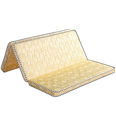 V&U Tres-Colchón Fold Coir,3e Almohadilla De Colchón Ortopédico De Palma De Coco,Alfombra Plegable para Dormir De 5 Cm,Firme Sentir Tranquilo Tatami C