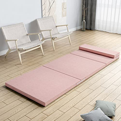 V&U Esponja Tri-colchón Plegable,Cubrecolchón Portátil con Funda Lavable,Colchón De Camping Transpirable Cama De Invitados para Viajar por El Dormitor en oferta
