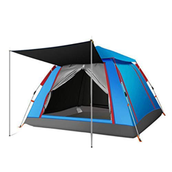 Desconocido Gran Tienda de campaña al Aire Libre para 3-4 Personas, Tienda emergente, Protector Solar Grueso, toldo Impermeable, Tienda automática, Fi características